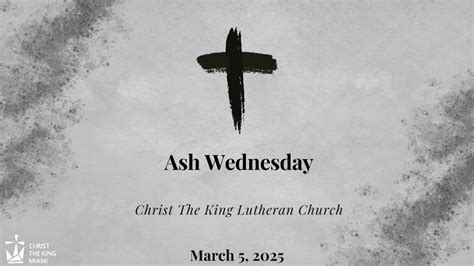 christ the king ash wednesday.
